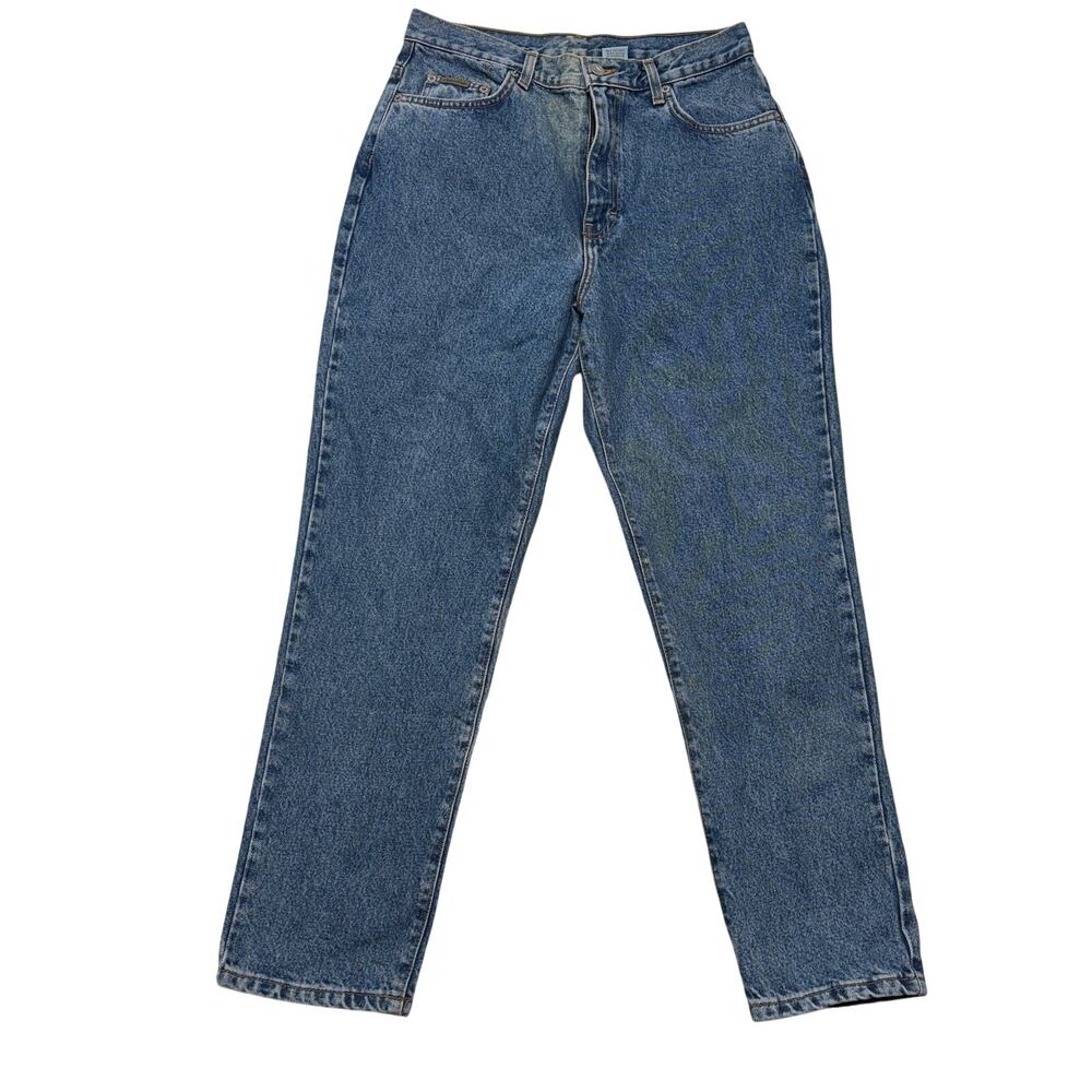 Vintage 90s Calvin Klein Jeans High Rise 12 28 Women Mom Stonewash USA Made